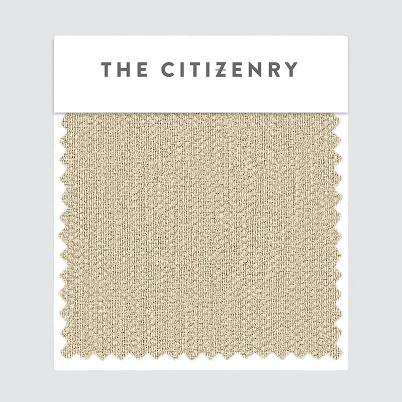 Performance Basketweave Upholstery Swatches - Wheat