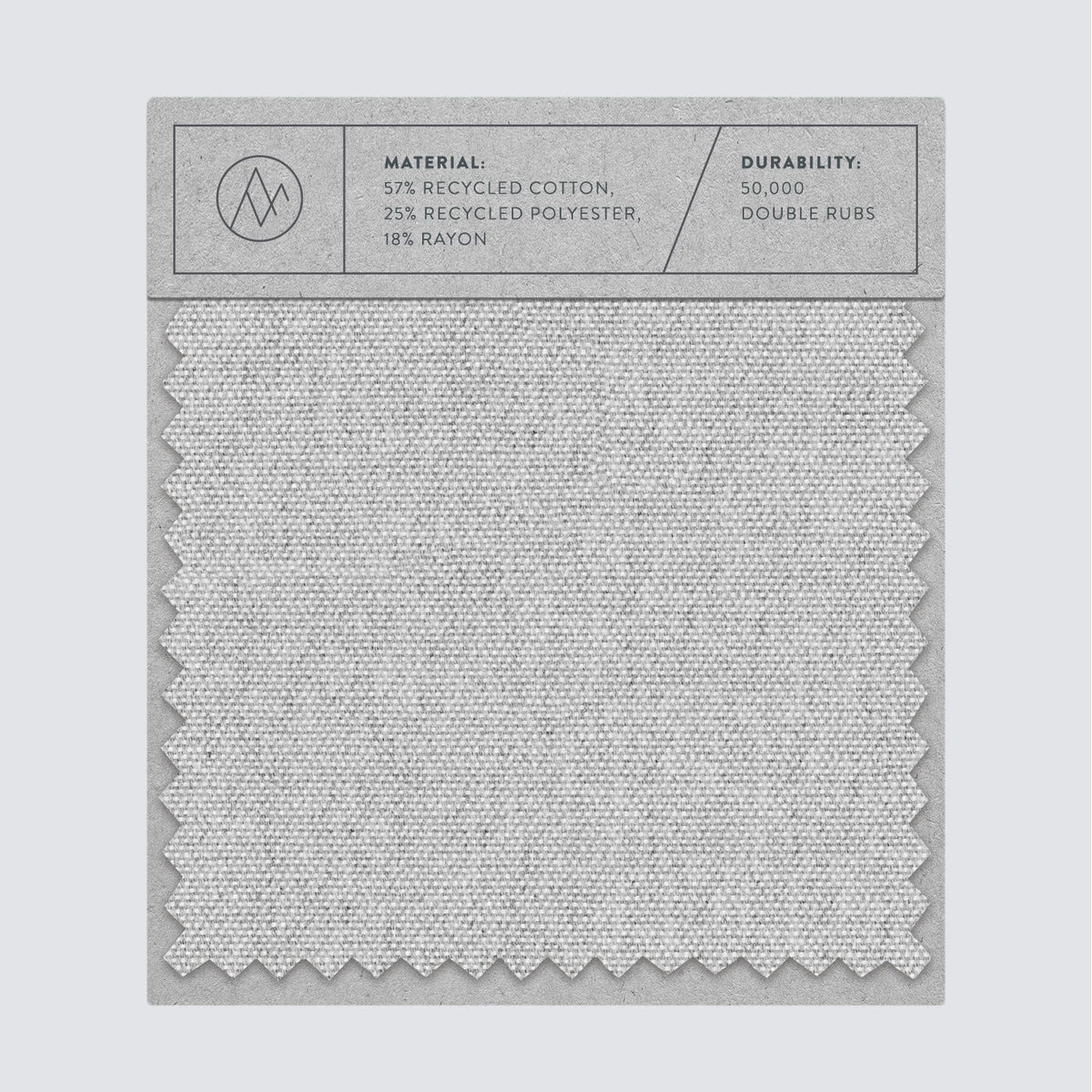 Performance Canvas Upholstery Swatch - Steel