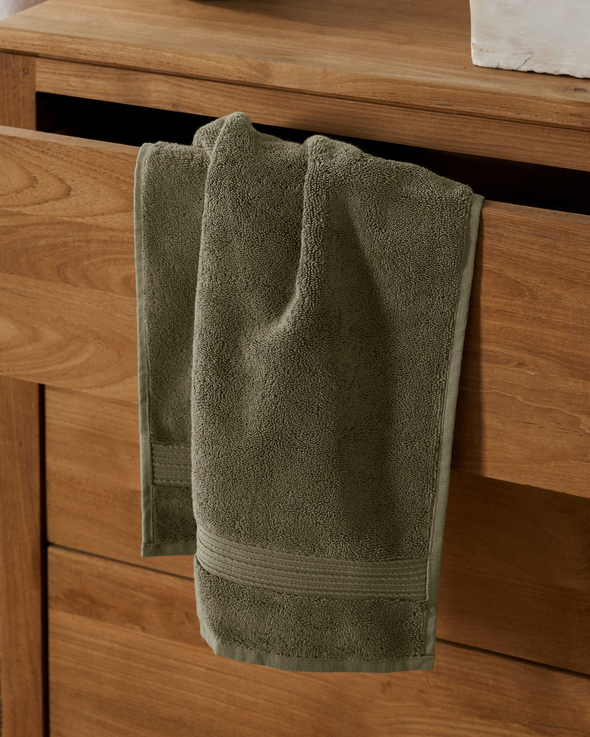 4+4 Classic Turkish Cotton Bath Bundle - Thyme - Image 2