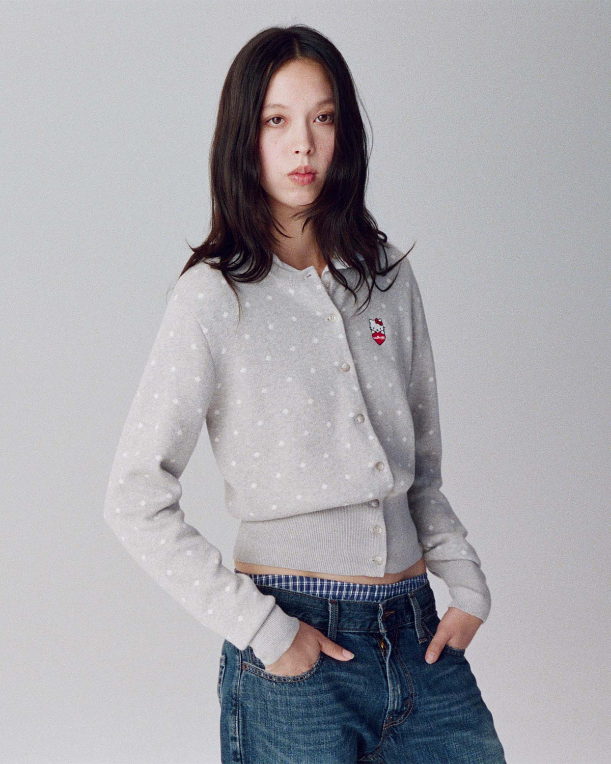 Hello Kitty® Polka Dot Cardigan - Image 4