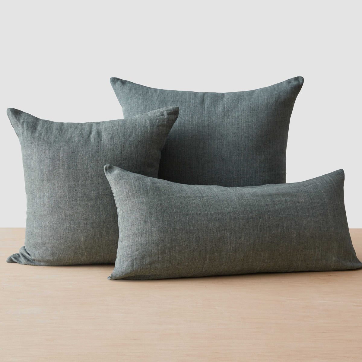 Prisha Linen Pillow - Light Aegean / 20'' x 20''