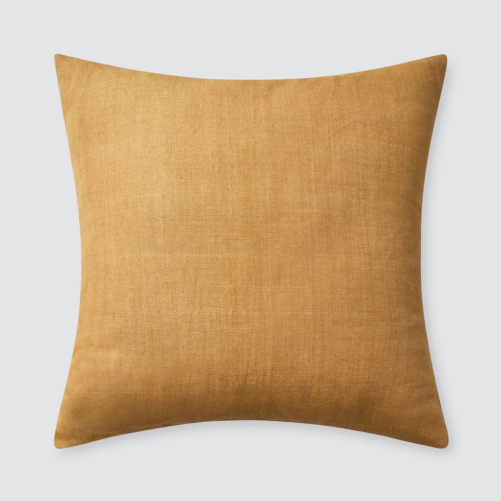 Prisha Linen Pillow - Turmeric / 24'' x 24''