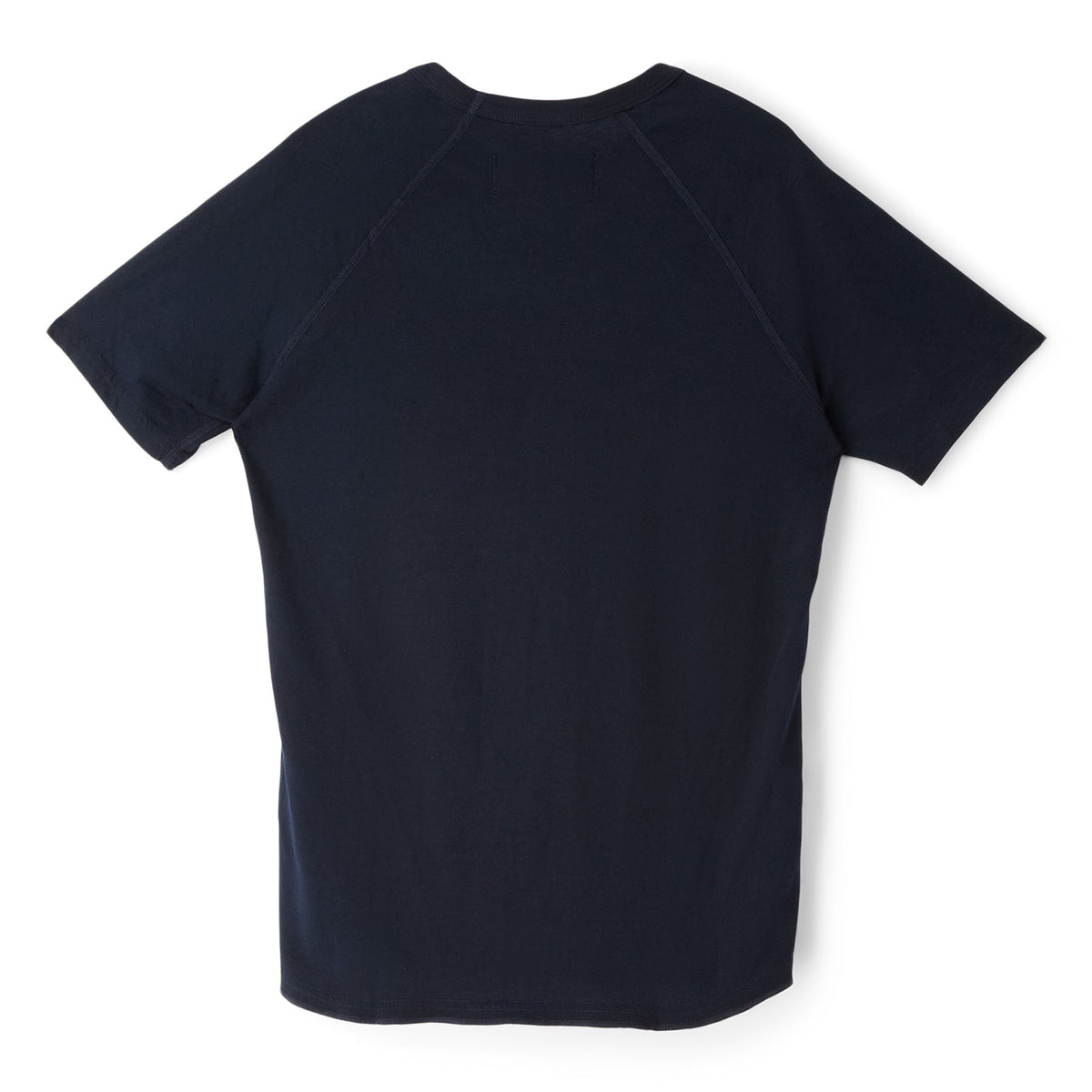 Reigning Champ Reigning Champ Men's Knit Cotton Jersey Raglan Tee (Navy) - Image 2