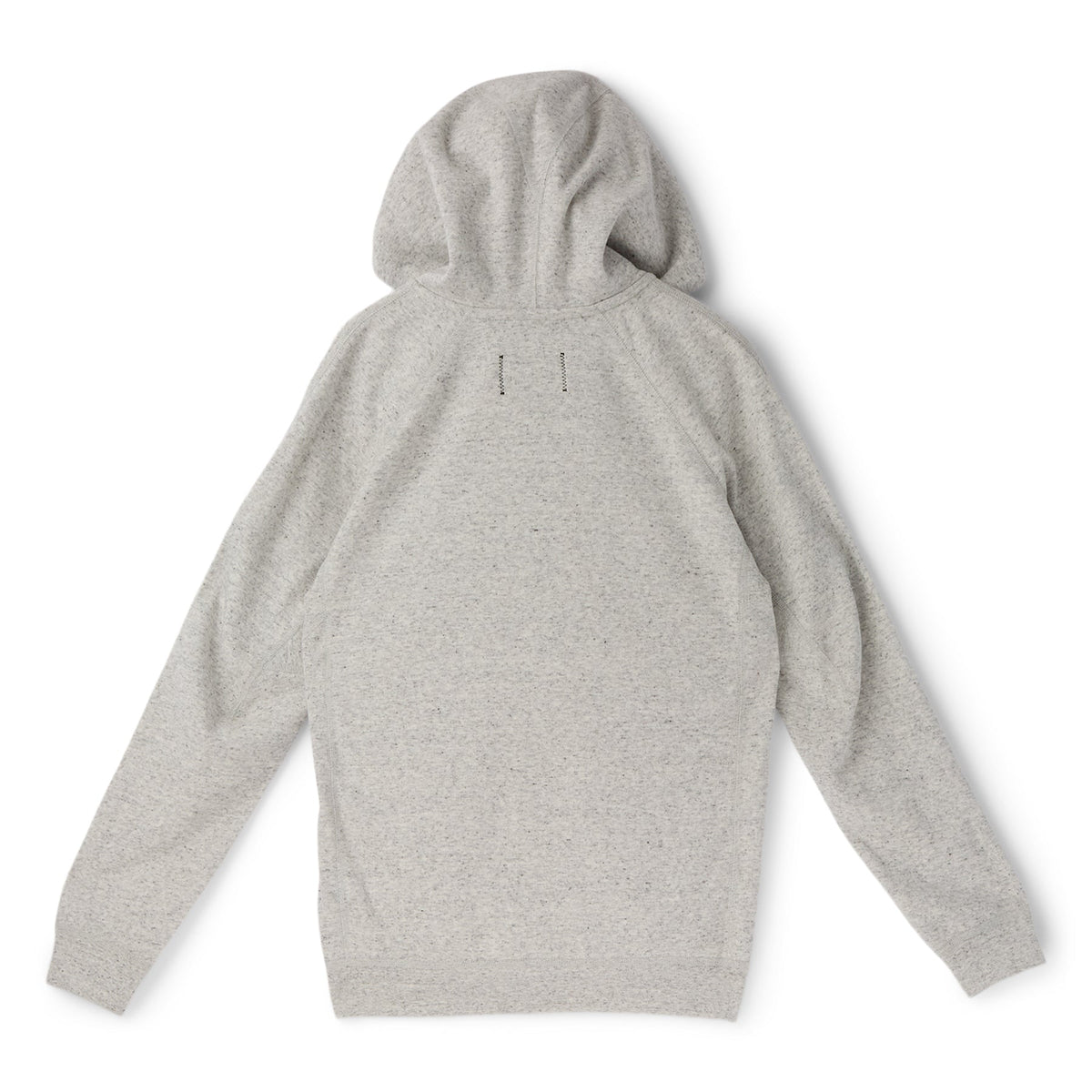 Reigning Champ Reigning Champ Bonded Interlock Full Zip Hoodie (Heather Grey) - Image 2