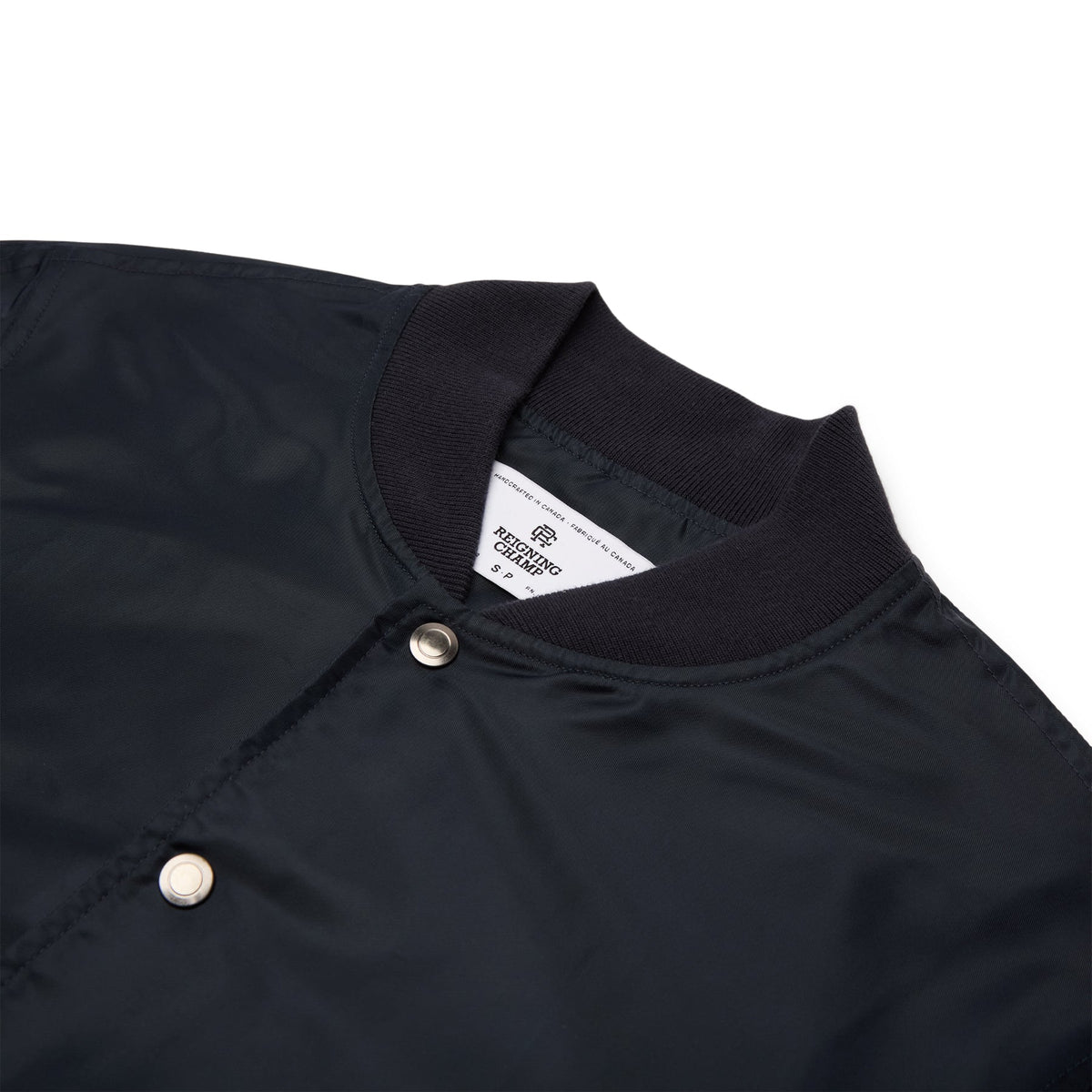 Reigning Champ Reigning Champ Lt Satin Stadium Jacket (Navy) - Image 3