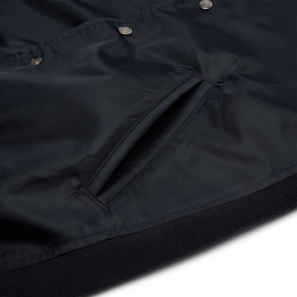 Reigning Champ Reigning Champ Lt Satin Stadium Jacket (Navy) - Image 4