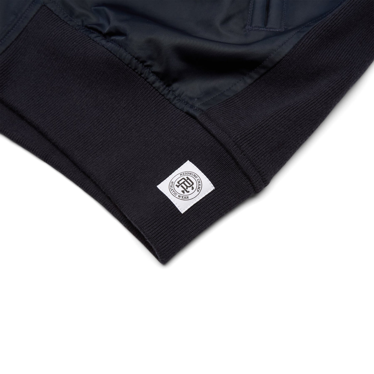 Reigning Champ Reigning Champ Lt Satin Stadium Jacket (Navy) - Image 5