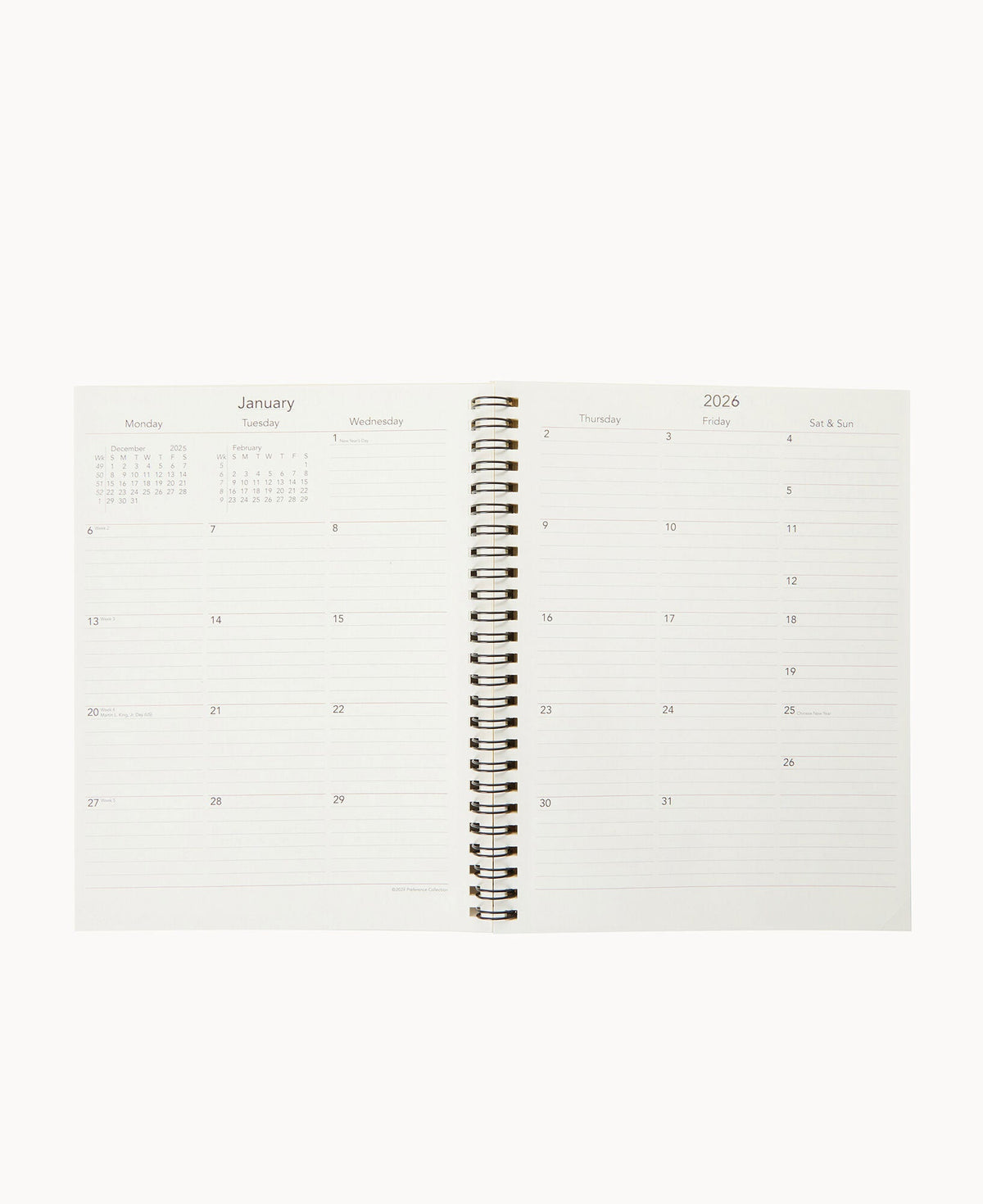 Refills 2026 Large Spiral Planner For W05 - Image 2