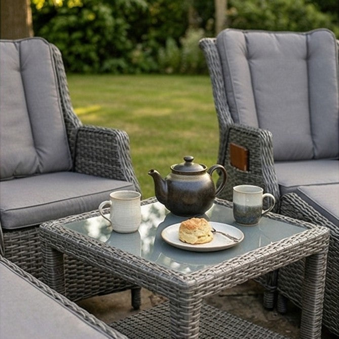 Paris 2 Seater High Back Recliner Comfort Set - Image 5