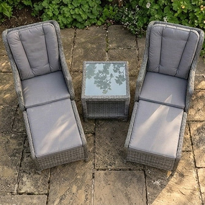 Paris 2 Seater High Back Recliner Comfort Set - Image 7
