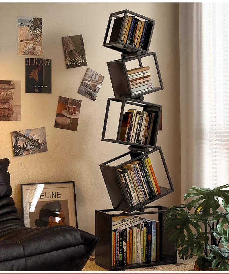 5-Layer Foldable Grid Bookshelf - Image 7