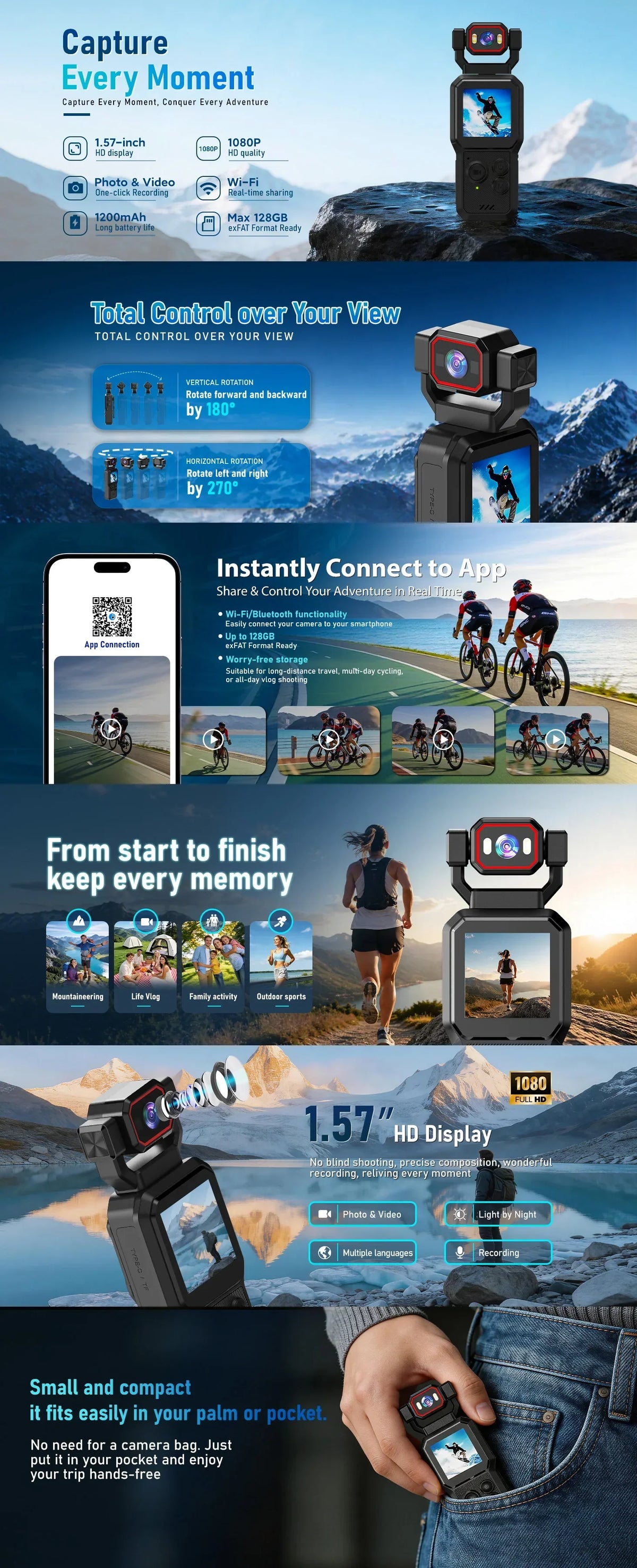 1080P Mini Portable Camera - Image 7
