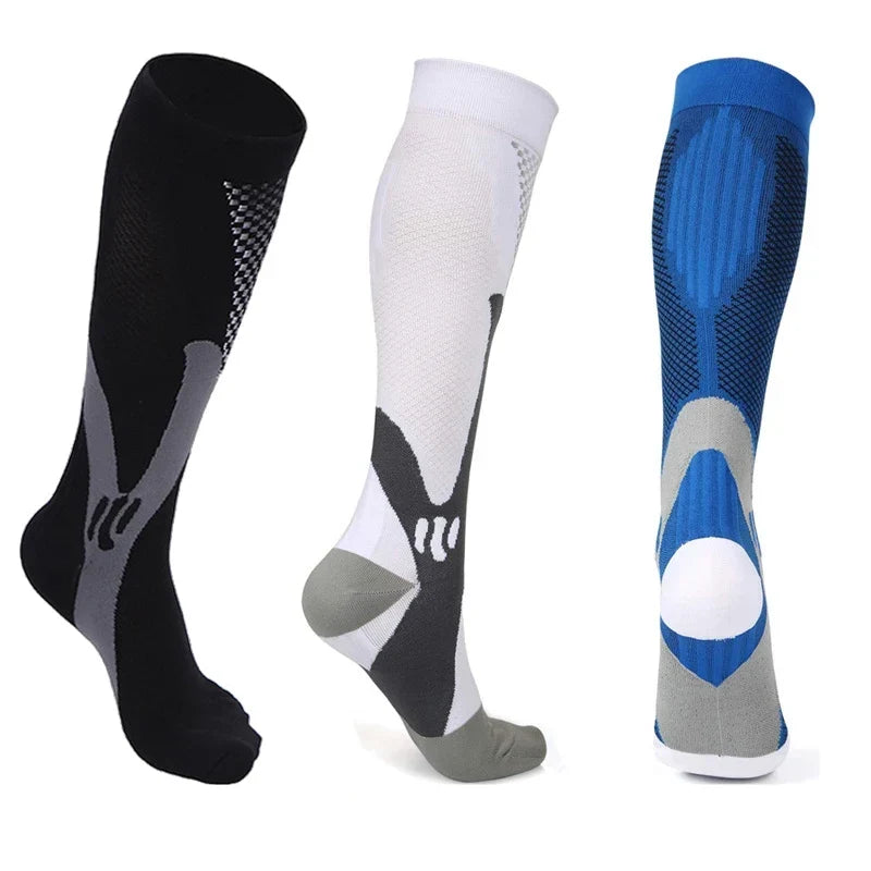 Long Sports & Travel Unisex Compression Socks - Image 2