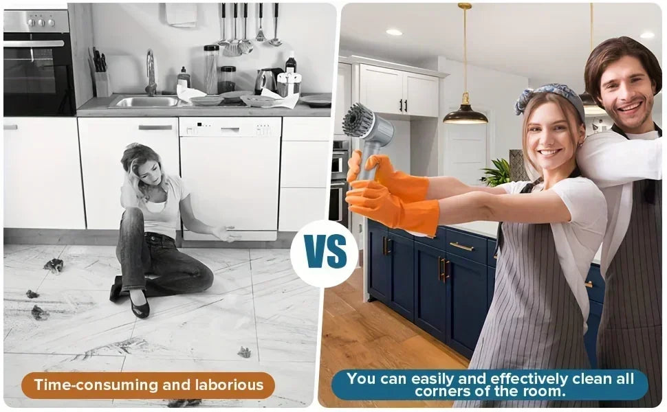 Electric Spin Scrubber Cleaning Brush - Image 9
