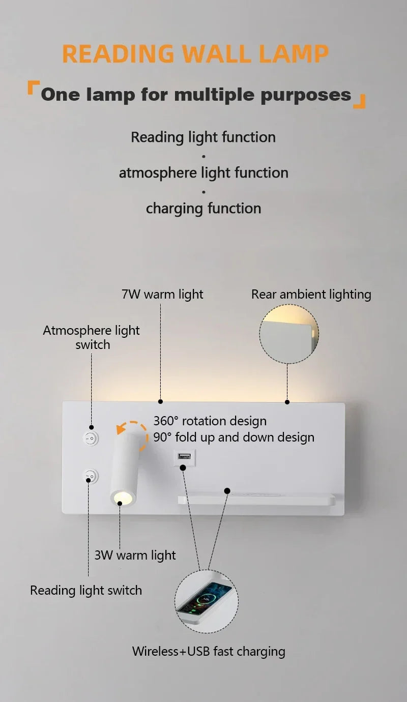 LED Wall Lamp Modern Multifunctional - Image 7