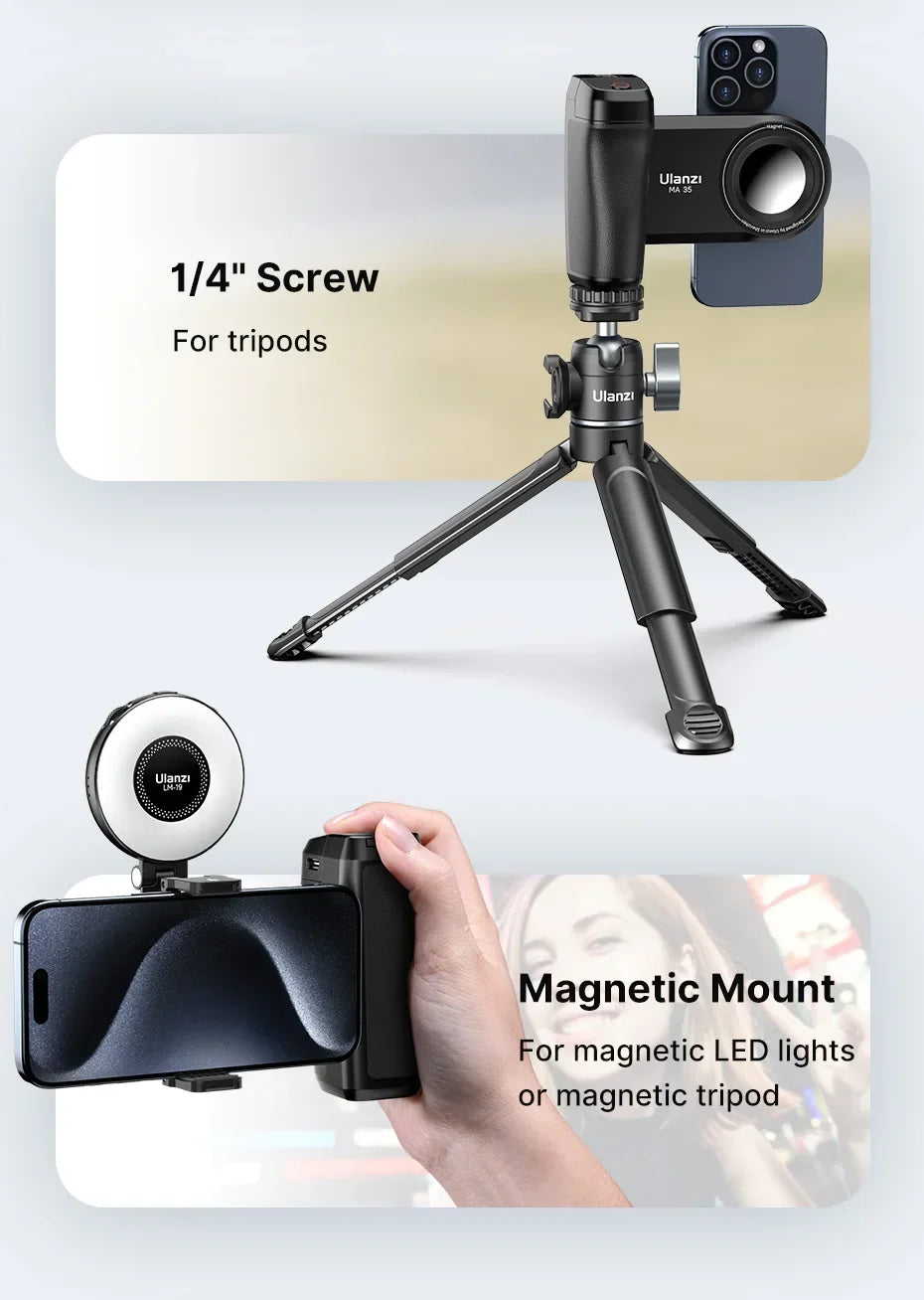 Ulanzi MA35 MagSafe Smartphone Camera Shutter Grip - Image 10