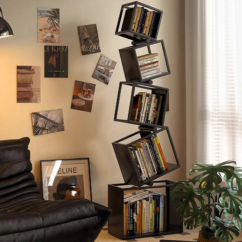 5-Layer Foldable Grid Bookshelf - Image 4