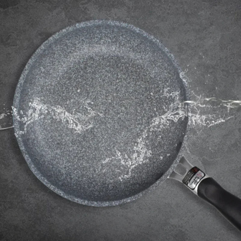 Durable Stone Frying Pan28/26/24/20cm Wok Non-stick Pan Skillet Cauldron Induction Cooker Pans Pancake Egg Gas - Image 5