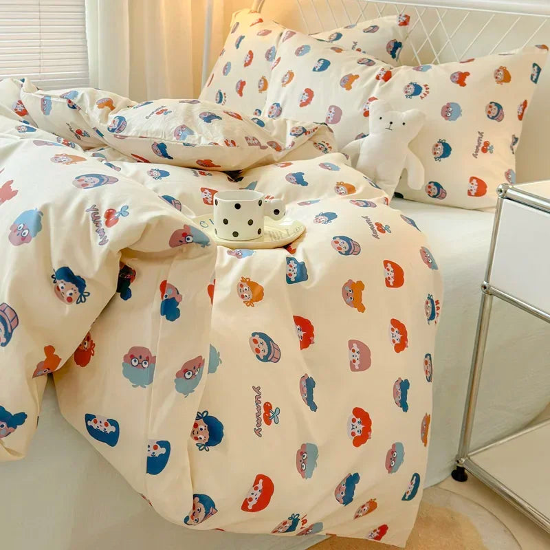 Queen Reactive Printed Bedding Set - Image 6