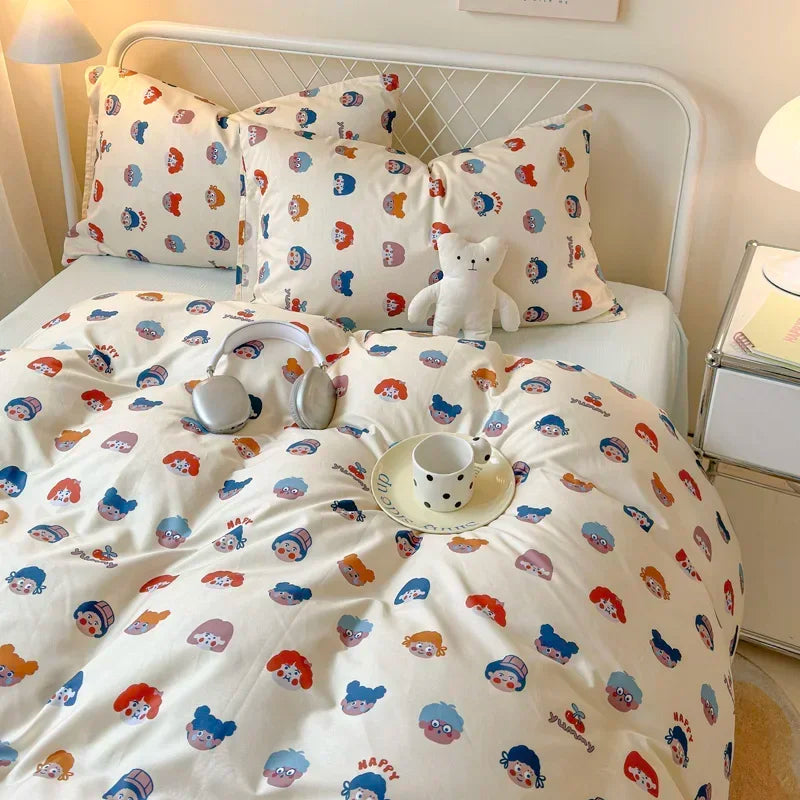 Queen Reactive Printed Bedding Set - Image 5