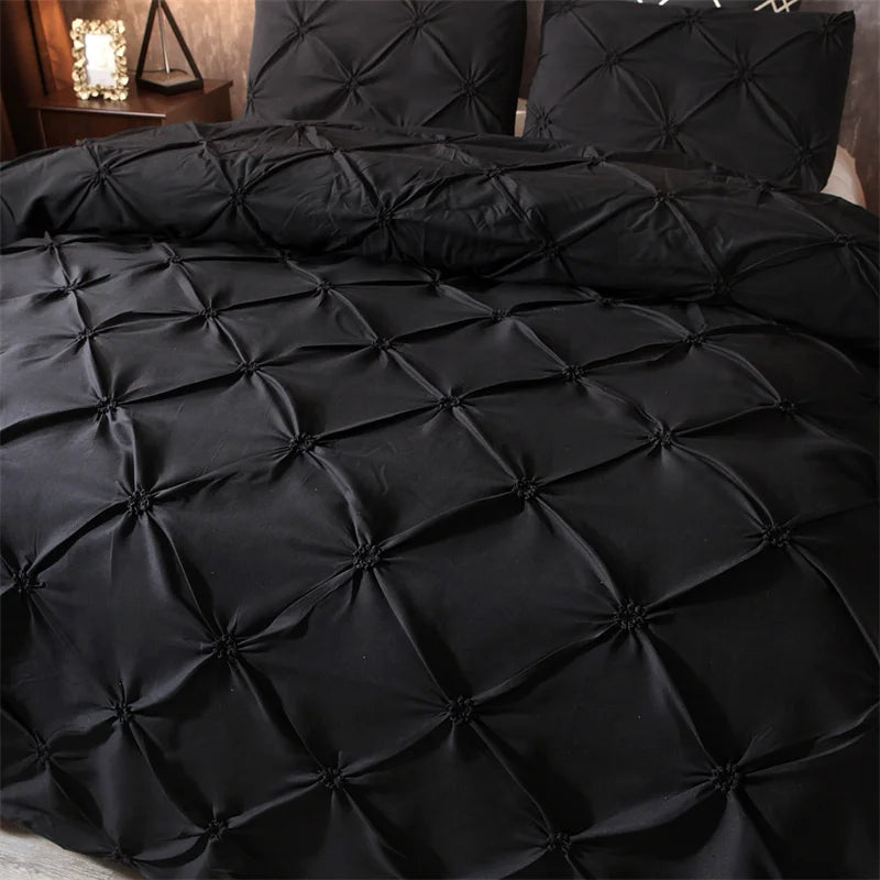 3-Piece Gray Queen Duvet Cover & Pillowcases - Image 10