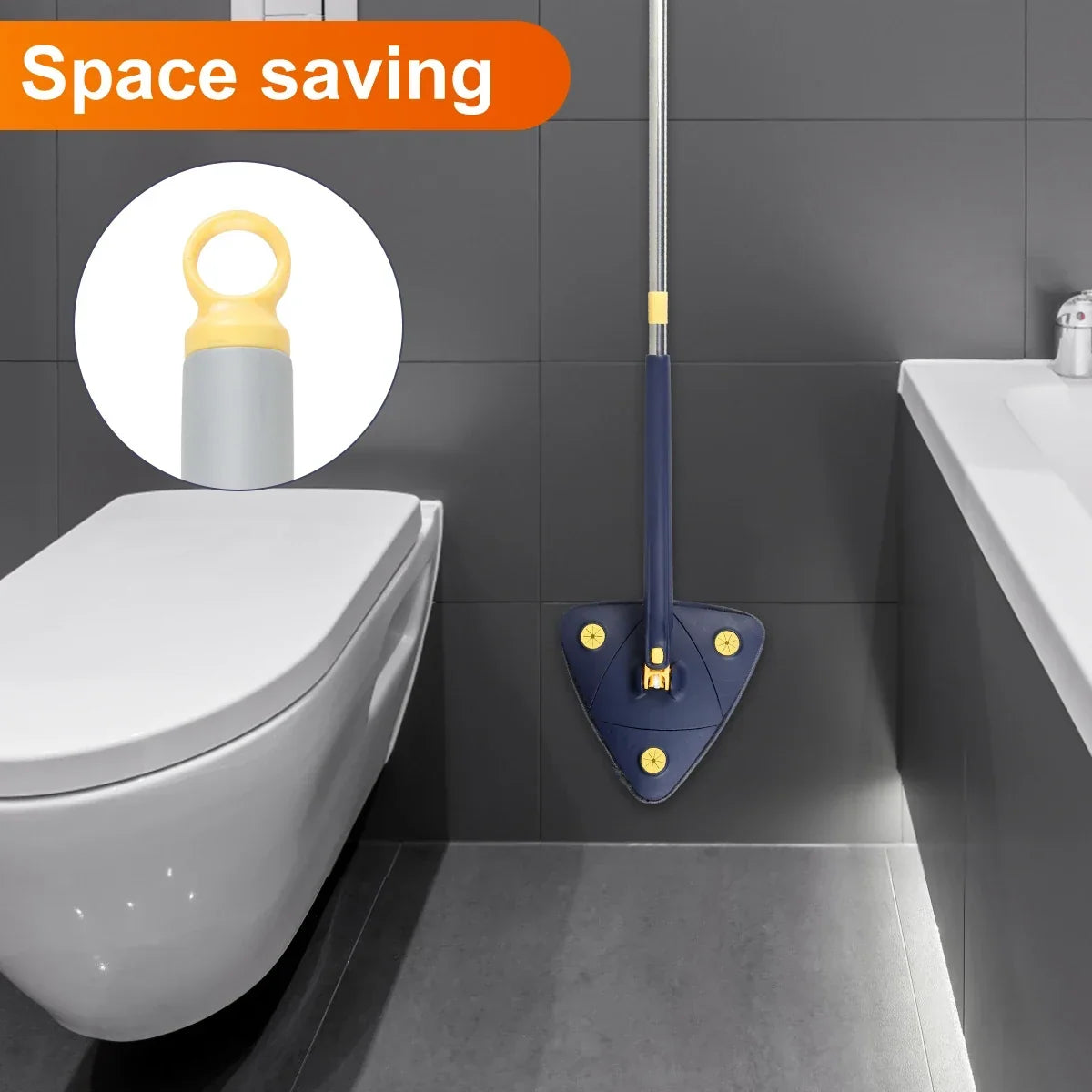 Telescopic Triangle Mop 360° Rotatable - Image 7