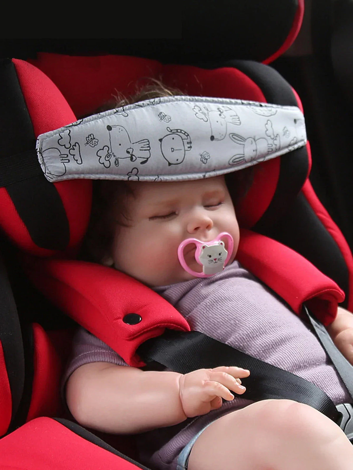 Baby & Toddler Car Seat Head Support - Image 11