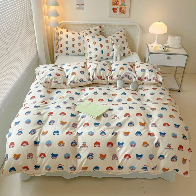 Queen Reactive Printed Bedding Set - Image 4