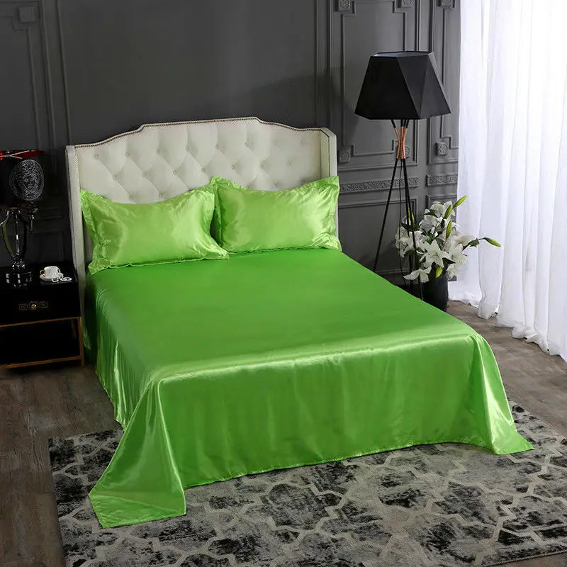 Luxury Rayon Satin Bedsheet Set - Image 11
