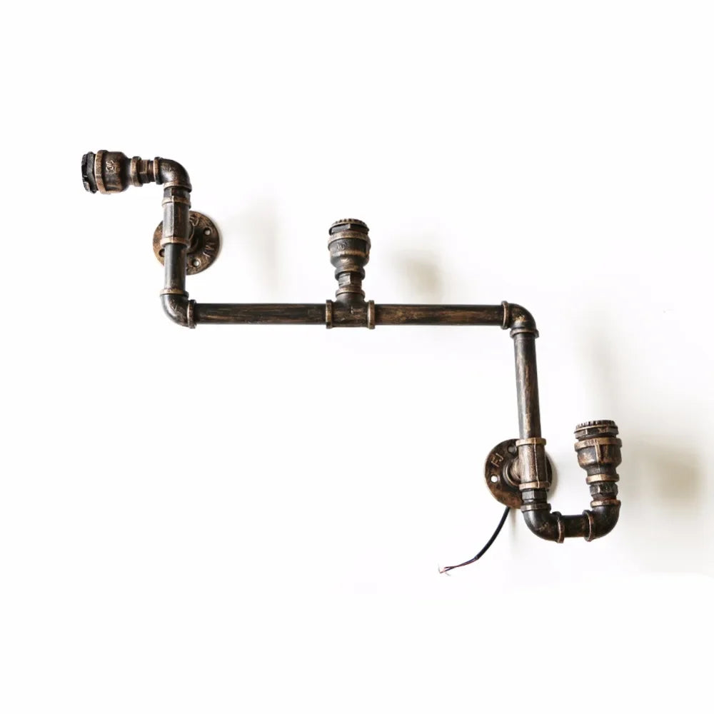 3-Head Loft Industrial Wall Lamp - Image 6
