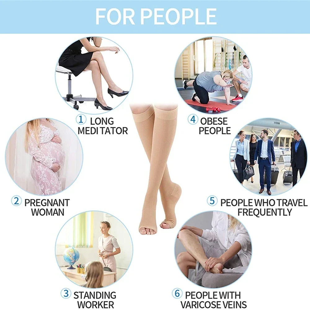Toeless Support Compression Socks S–XXL - Image 4