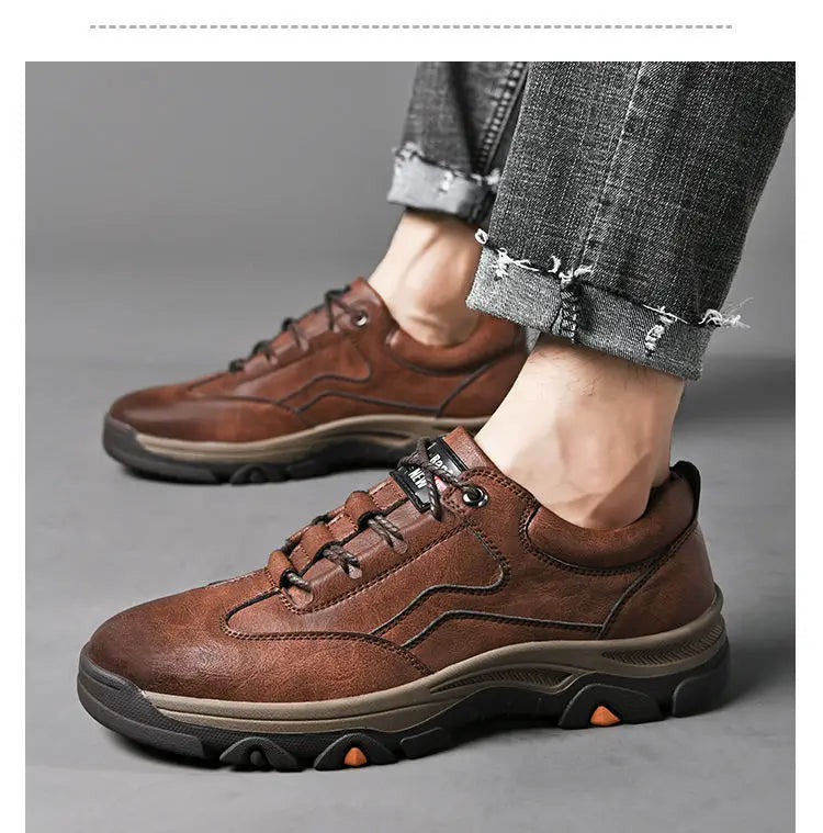 Men’s Business Casual Leather Loafers - Image 14