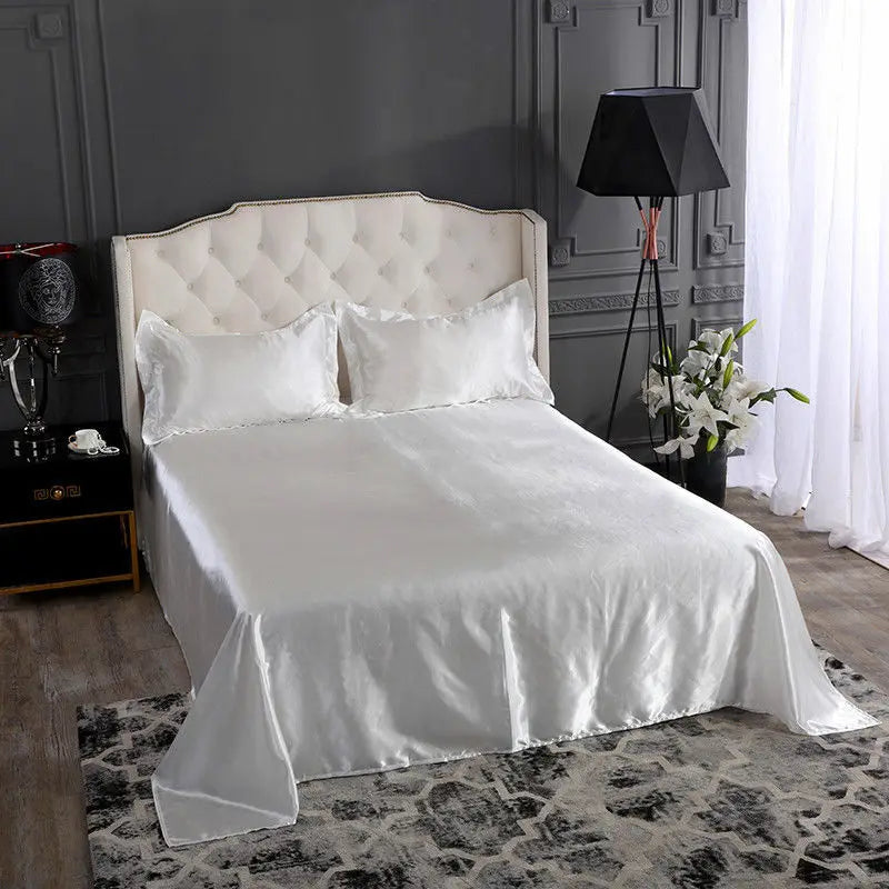 Luxury Rayon Satin Bedsheet Set - Image 4