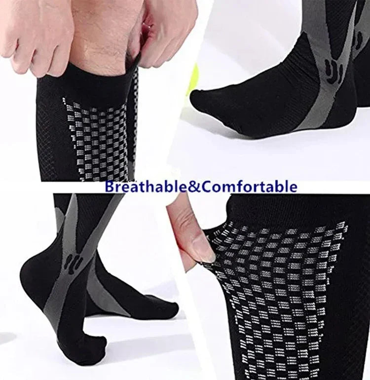 Supportive Long Socks for Sports, Travel & Everyday Comfort - Image 9