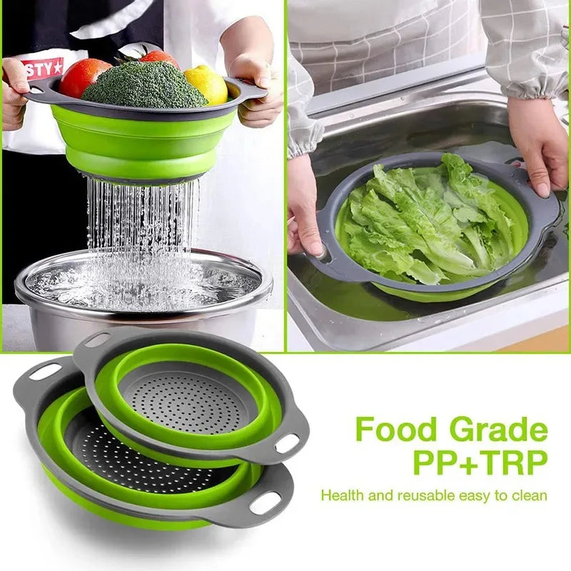 Silicone Folding Drain Basket - Image 2