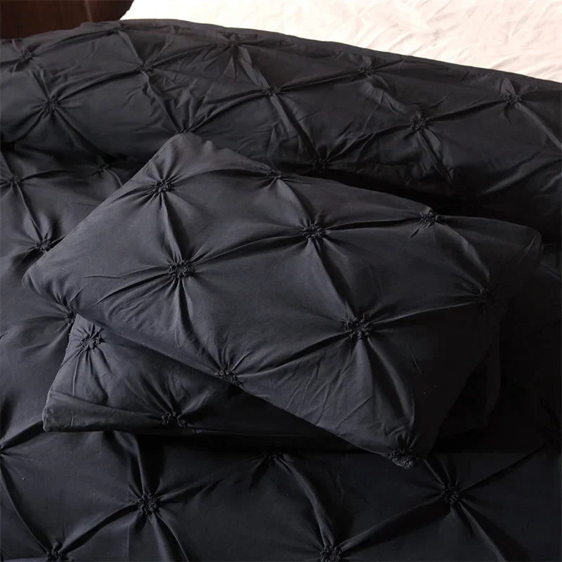 3-Piece Gray Queen Duvet Cover & Pillowcases - Image 14