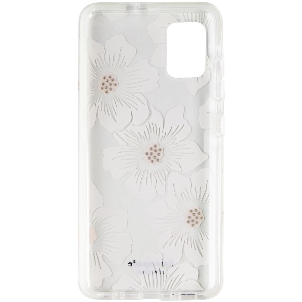 Kate Spade Hardshell Case for Samsung Galaxy A51 (Non 5G) - Clear/White Flowers - New - Image 3