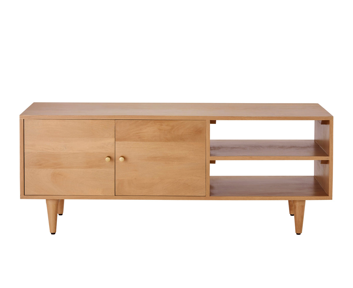 Scandinavian Light Walnut Oslo TV Stand - Image 10