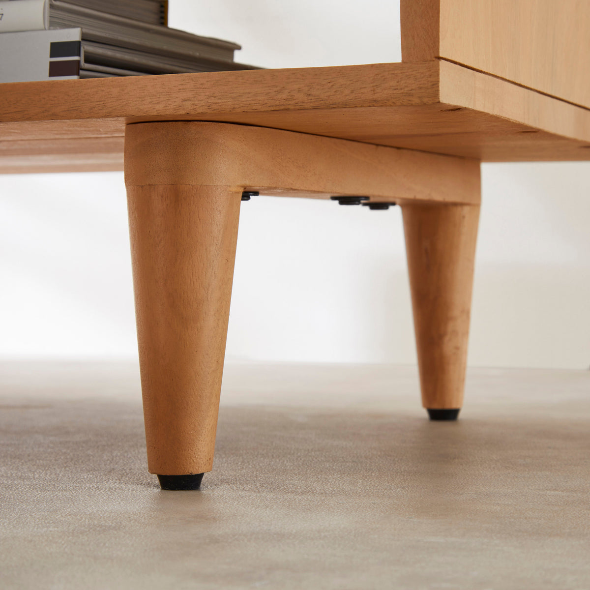Scandinavian Light Walnut Oslo TV Stand - Image 5