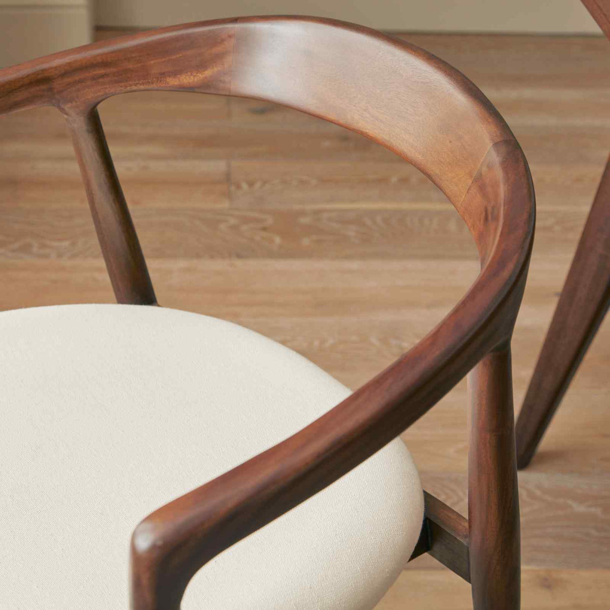 Solid Mahogany Dining Chair - Image 2