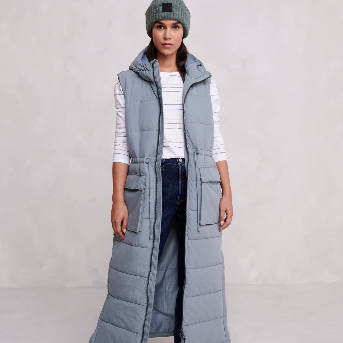 Welham Womens Gilet - Mist Grey - Image 8