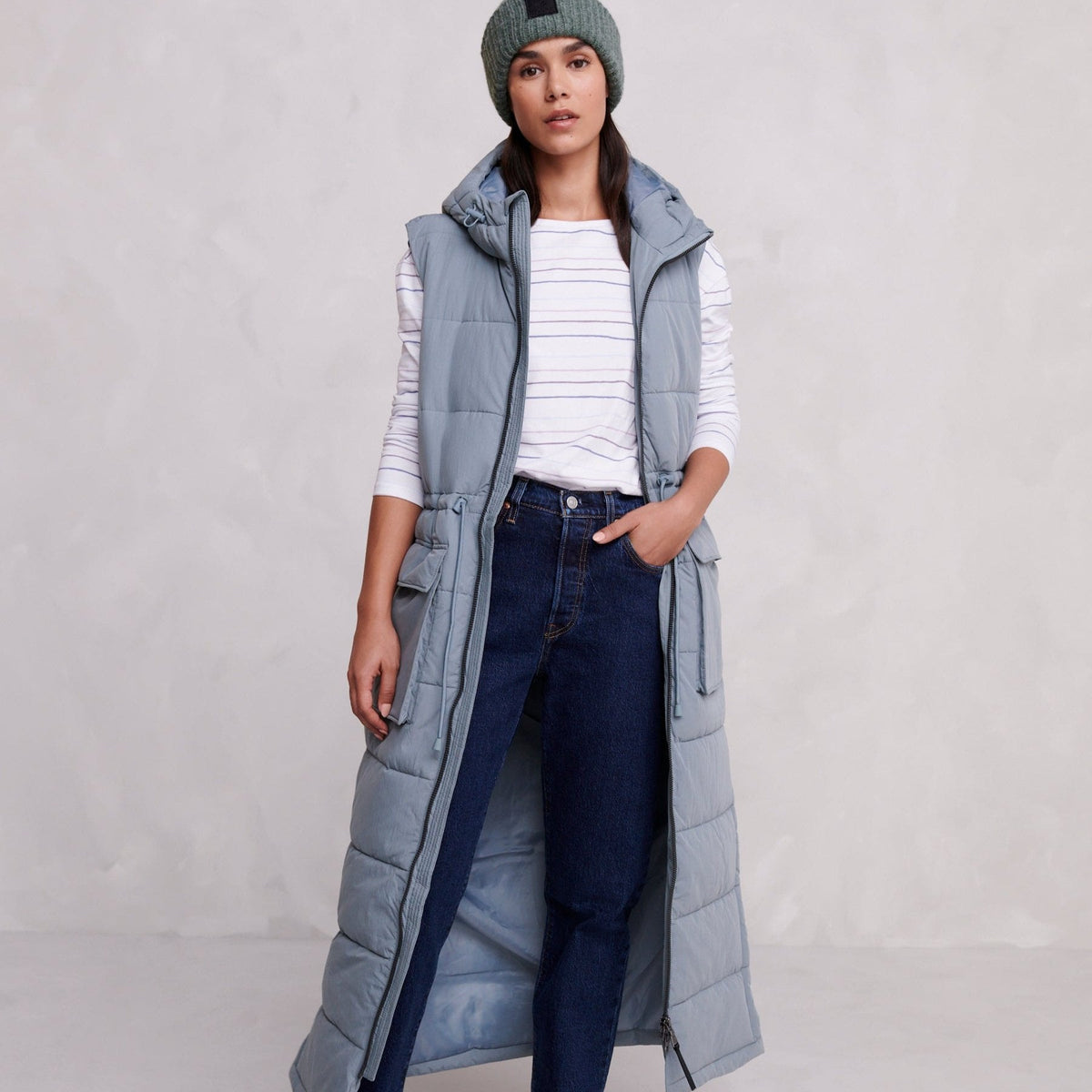 Welham Womens Gilet - Mist Grey - Image 9