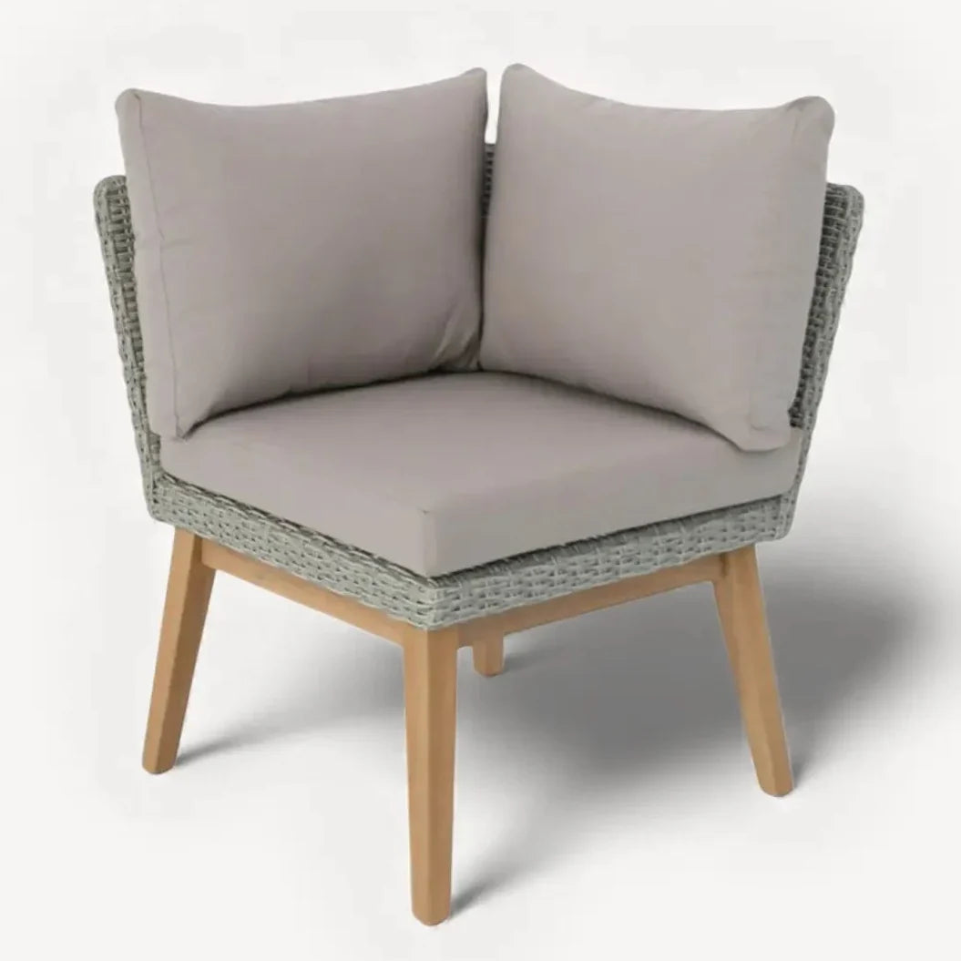 Sol 5 Seater Corner Lounge Set with Square Coffee Table - Image 9