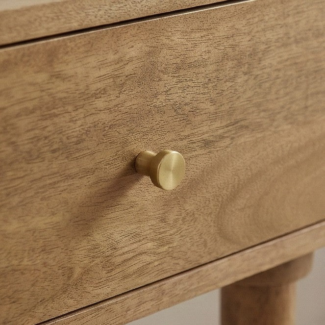 Scandinavian Light Walnut Oslo Console, Dressing Table, and Desk - Image 10