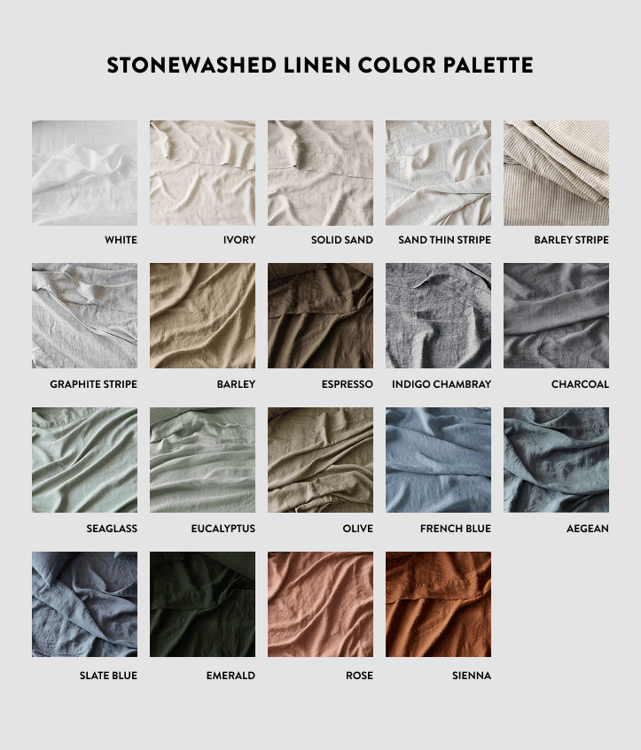 Stonewashed Linen Pillowcases - Image 164