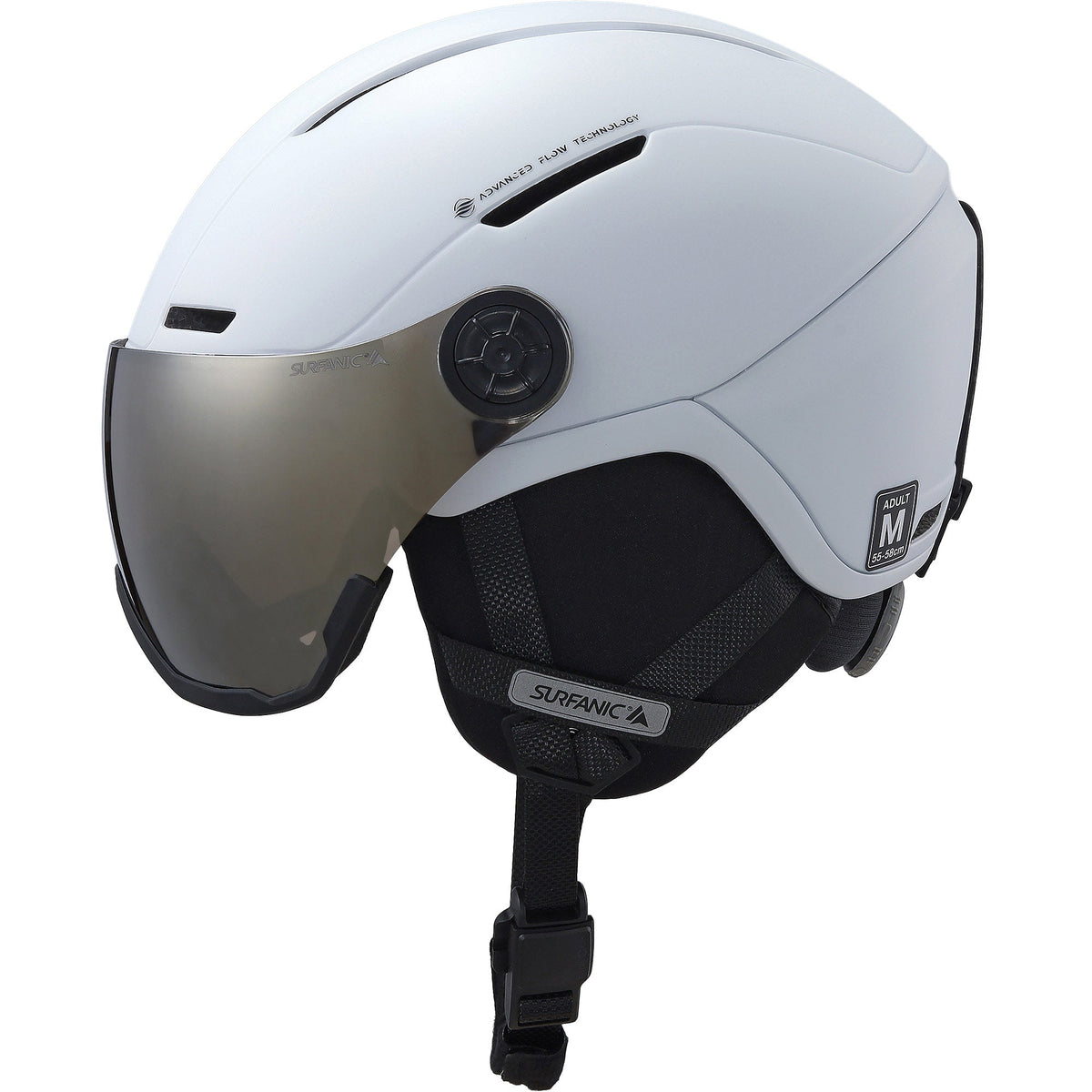 Surfanic Halo Visor Helmet - White - Image 2