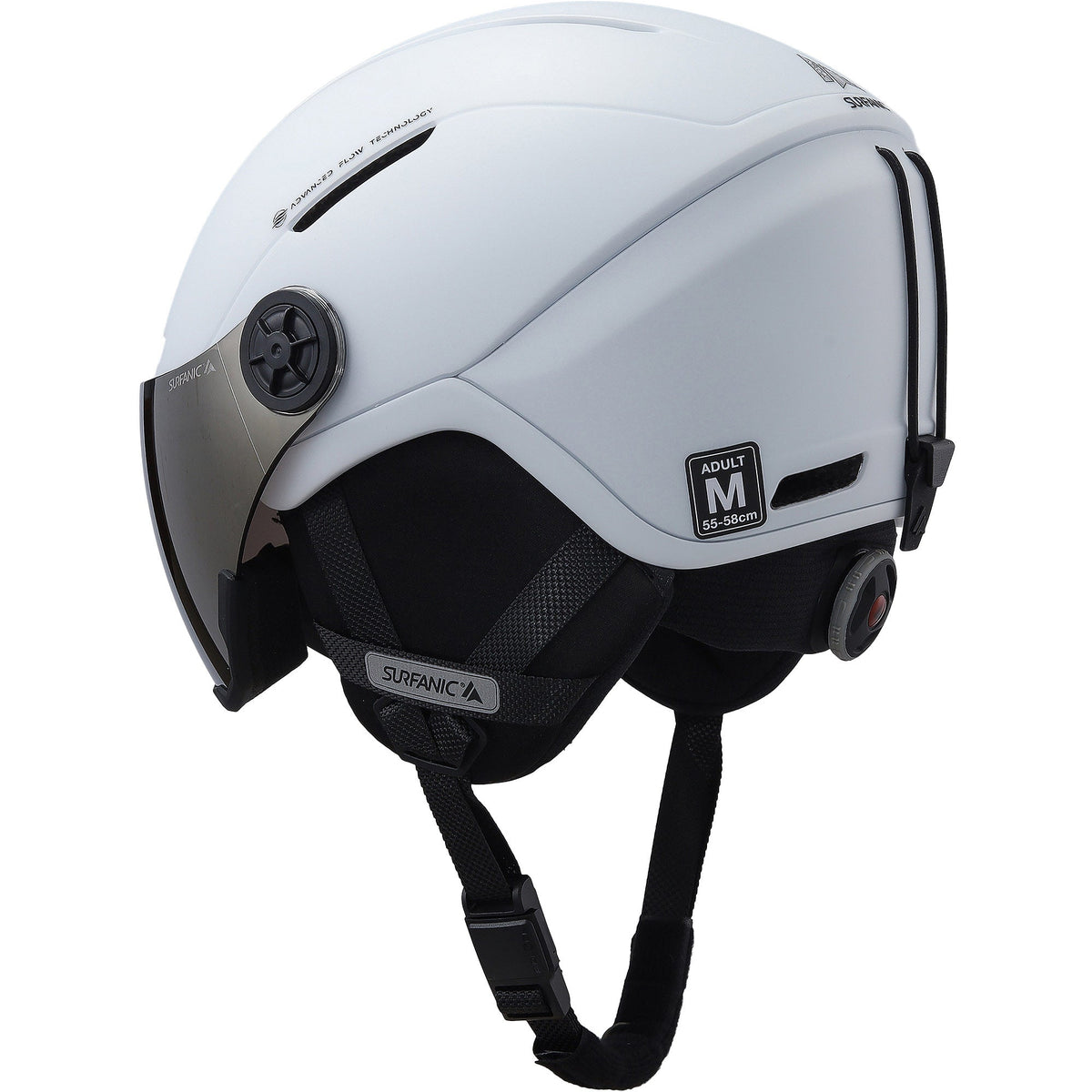 Surfanic Halo Visor Helmet - White - Image 3