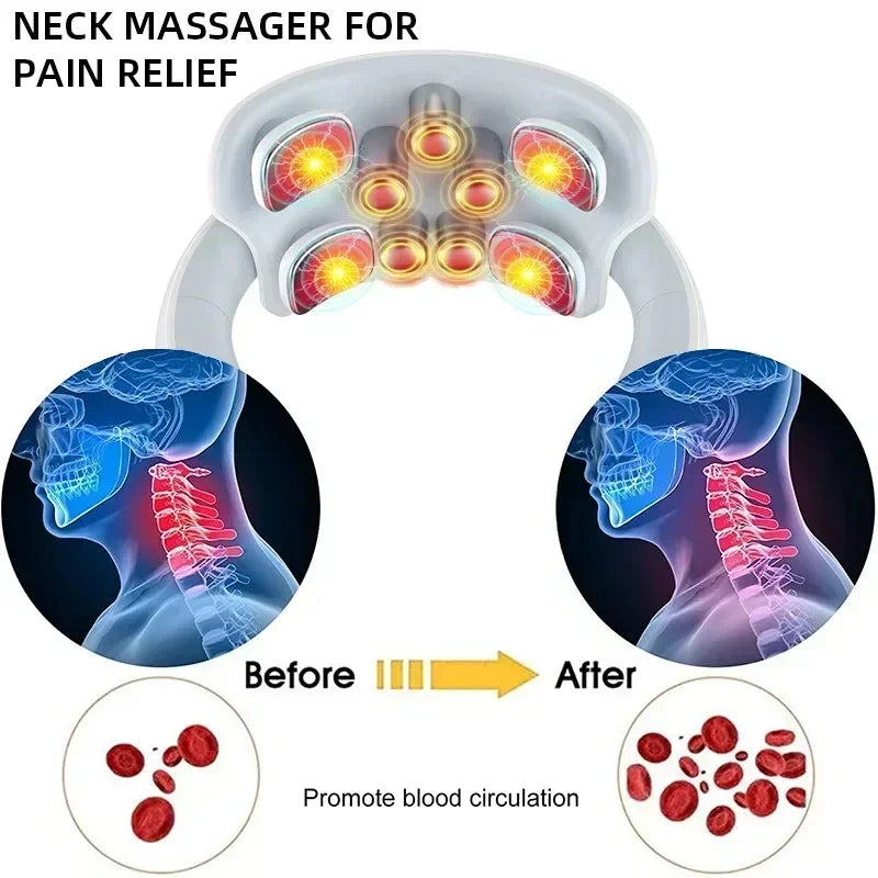 Heat Vibration Neck Massager - Image 4