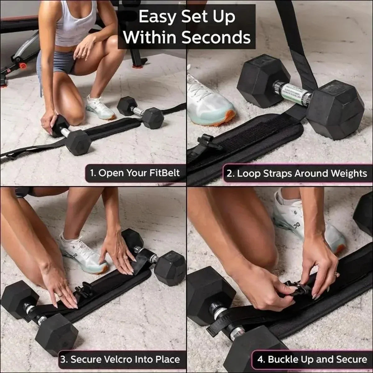 Adjustable Weighted Waist Belt - Image 6