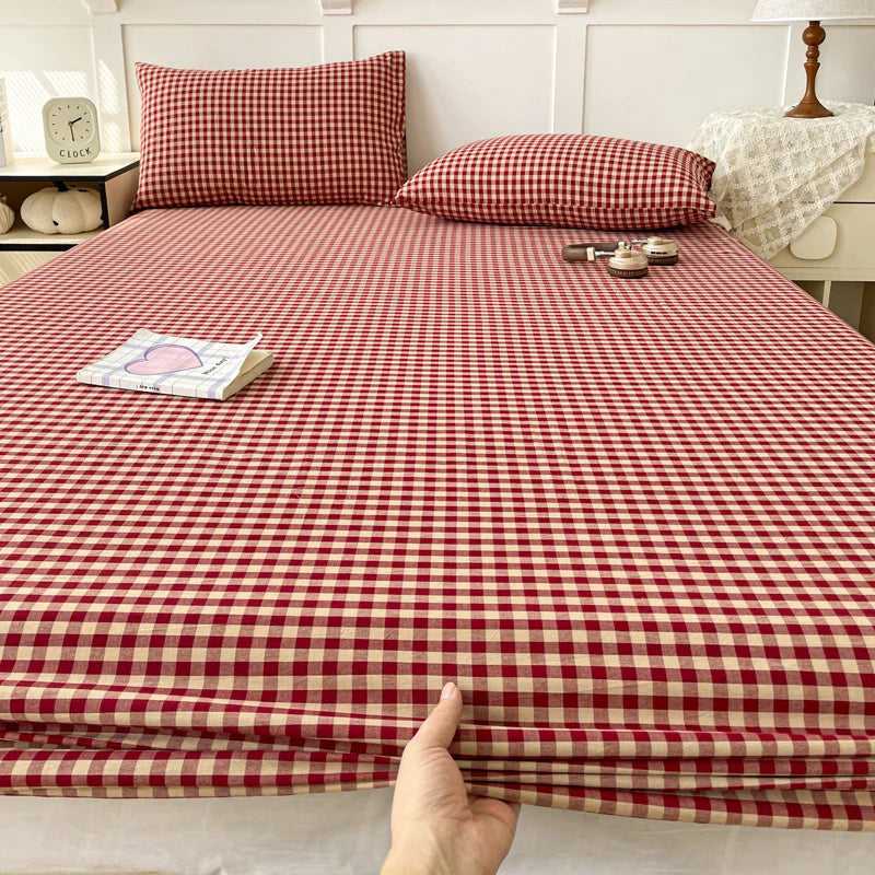 Pure Cotton Fitted Soft Mattress Cover for Kids & Adults - Image 3